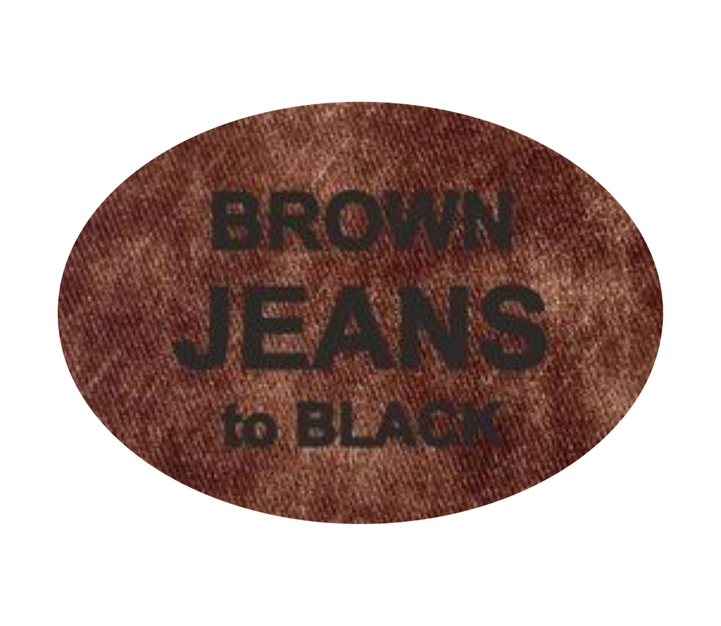 Leder-Patch Oval 90x64mm