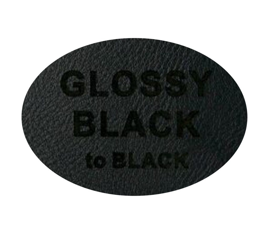 Leder-Patch Oval 90x64mm