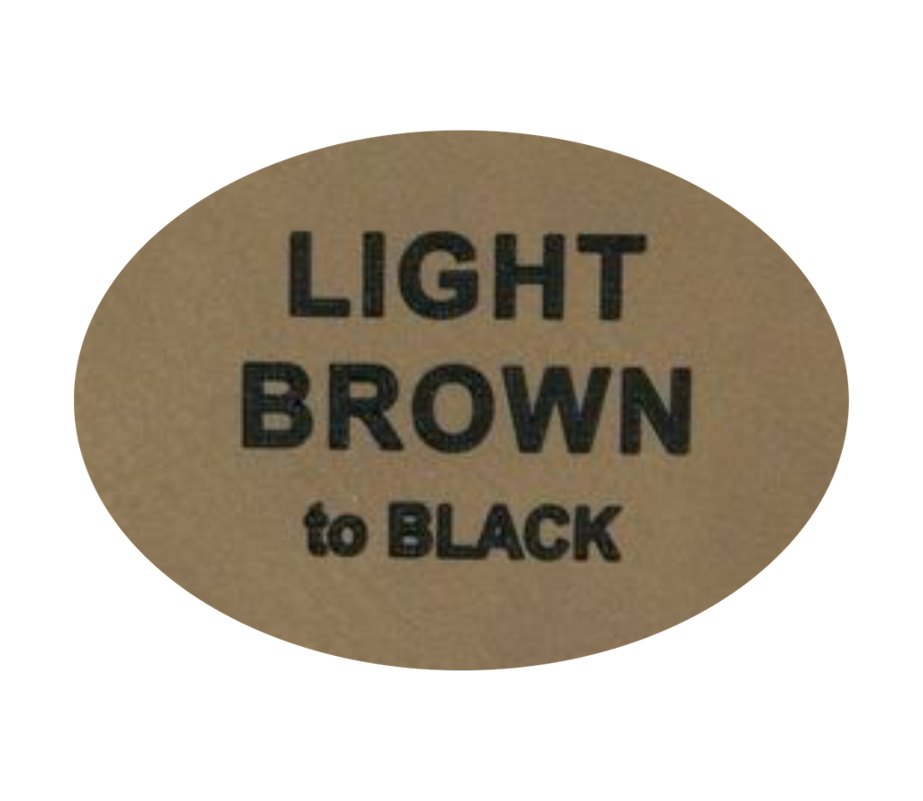 Leder-Patch Oval 90x64mm
