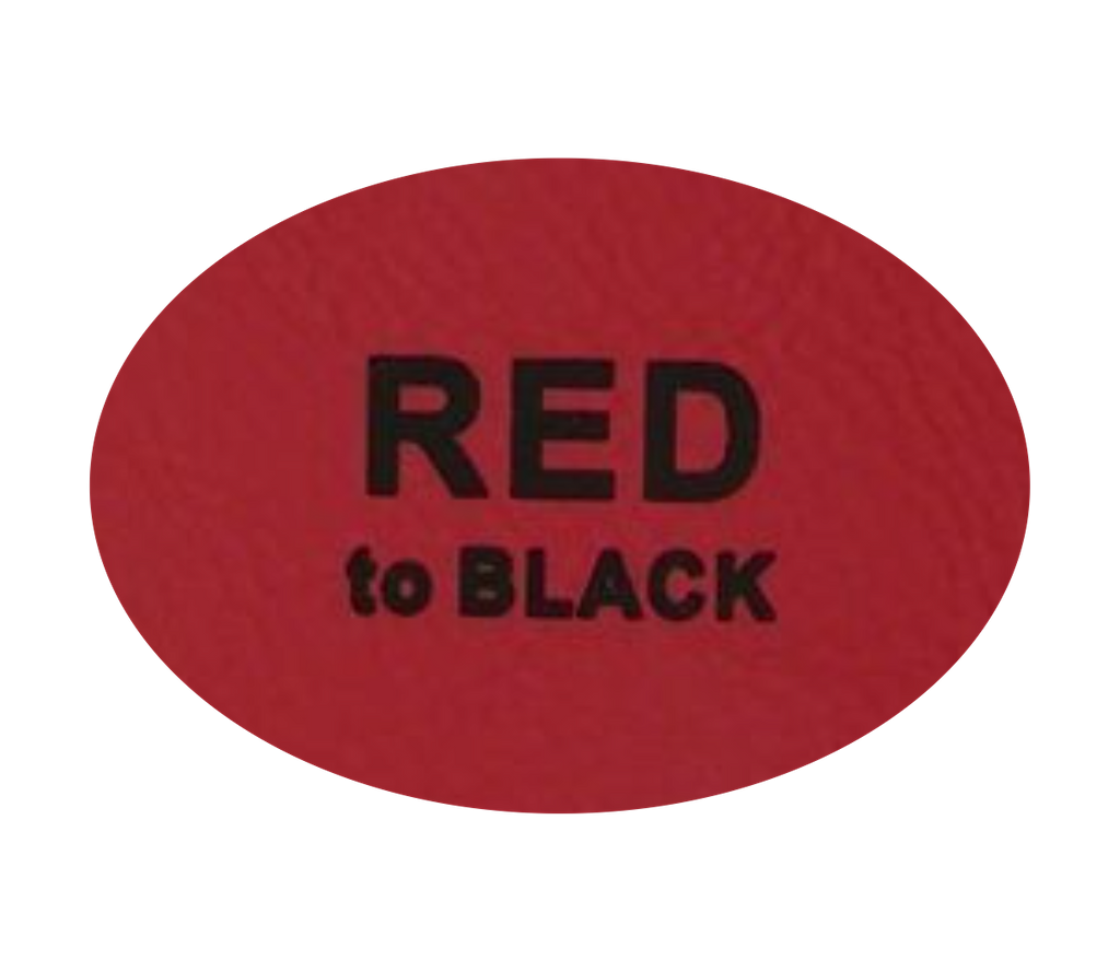 Leder-Patch Oval 90x64mm