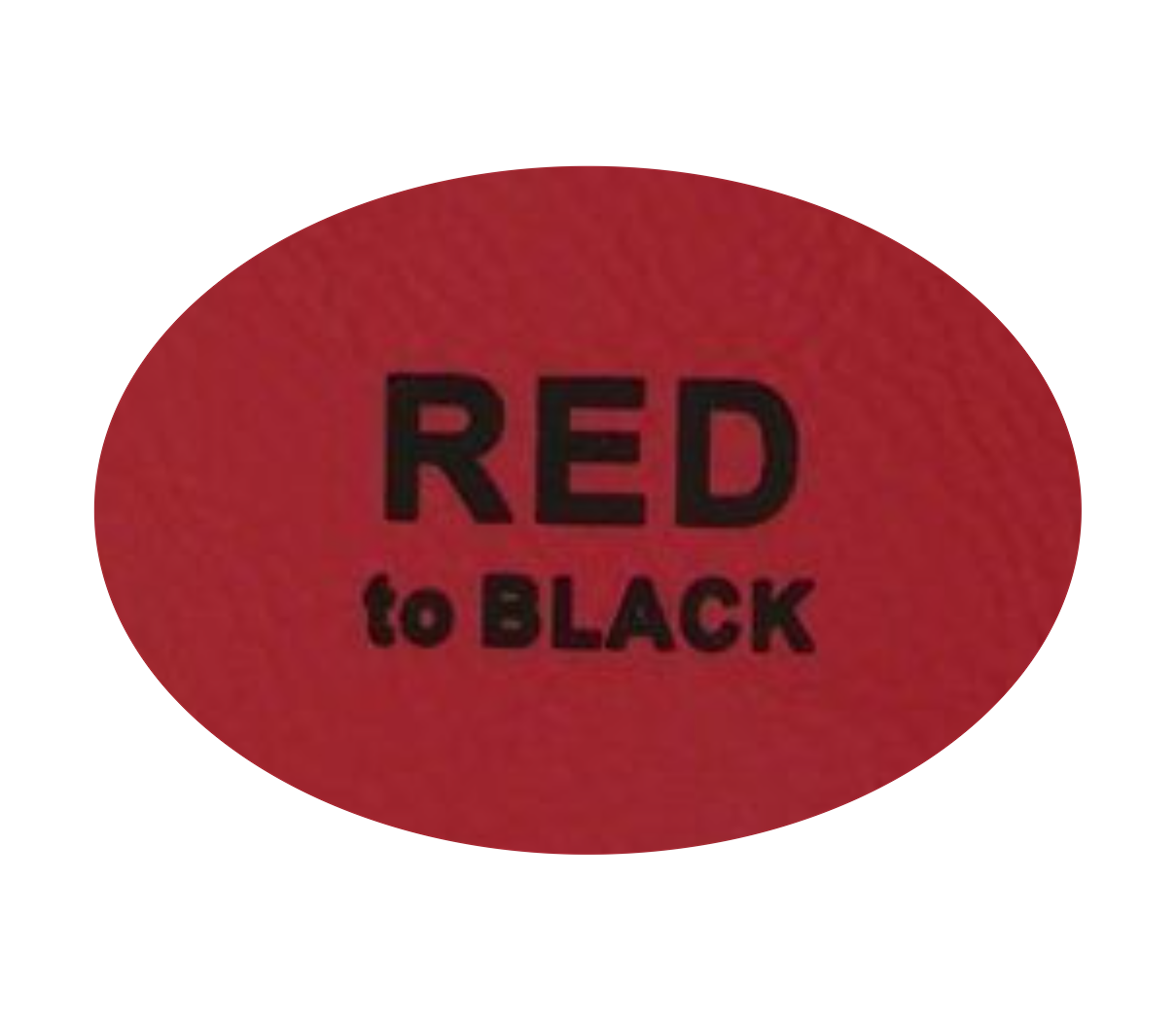 Leder-Patch Oval 90x64mm