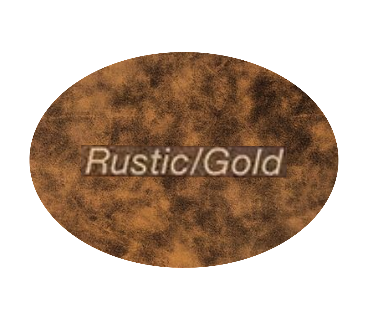 Leder-Patch Oval 90x64mm