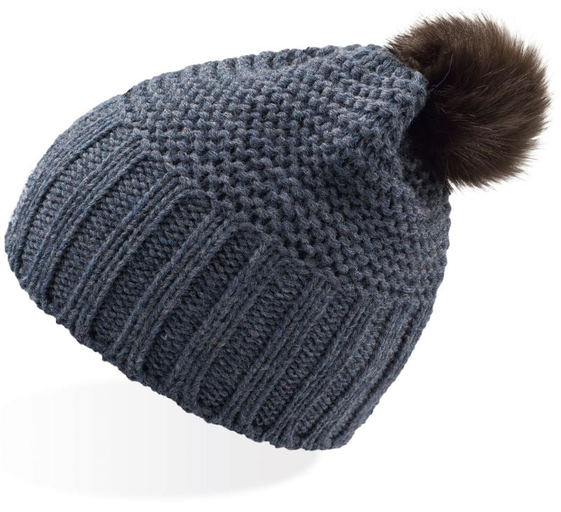 Atlantis Monte Bianco - Strickmütze mit Pompon
