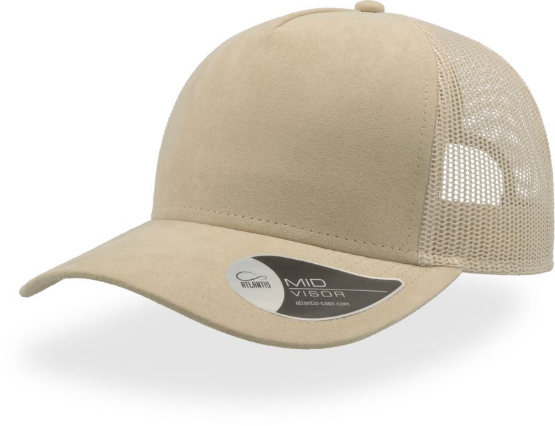 Atlantis Rapper Suede - 5 Panel Trucker Kappe