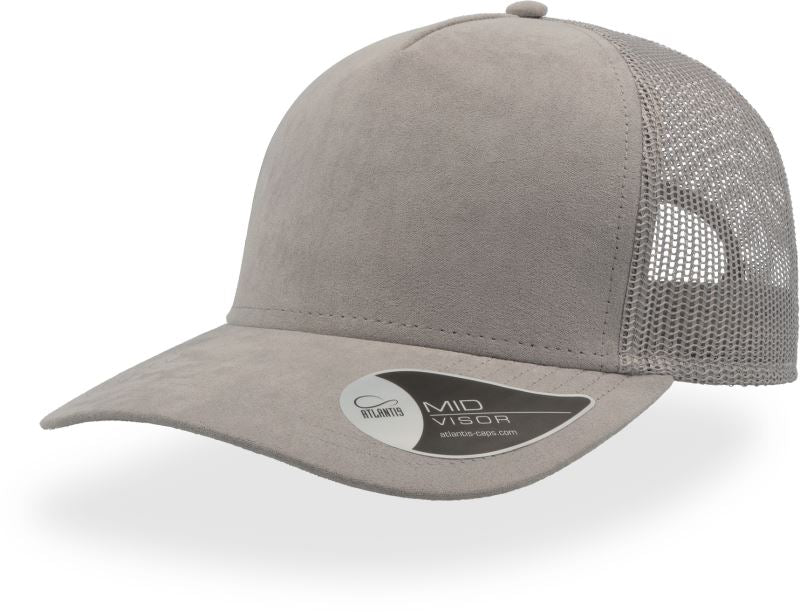 Atlantis Rapper Suede - 5 Panel Trucker Kappe