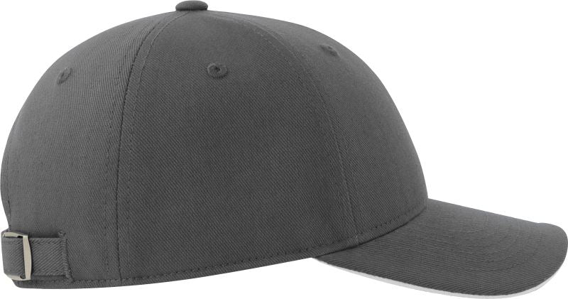 Atlantis Liberty Sandwich-S - Nachhaltige 6 Panel Baseball Kappe