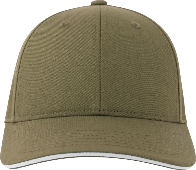 Atlantis Liberty Sandwich-S - Nachhaltige 6 Panel Baseball Kappe