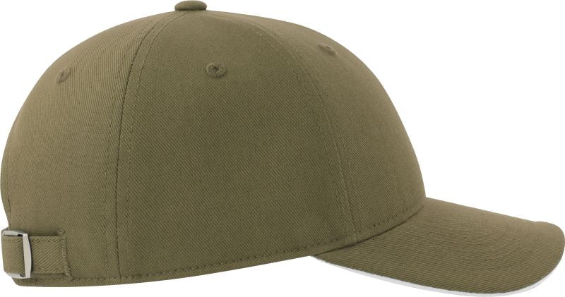 Atlantis Liberty Sandwich-S - Nachhaltige 6 Panel Baseball Kappe