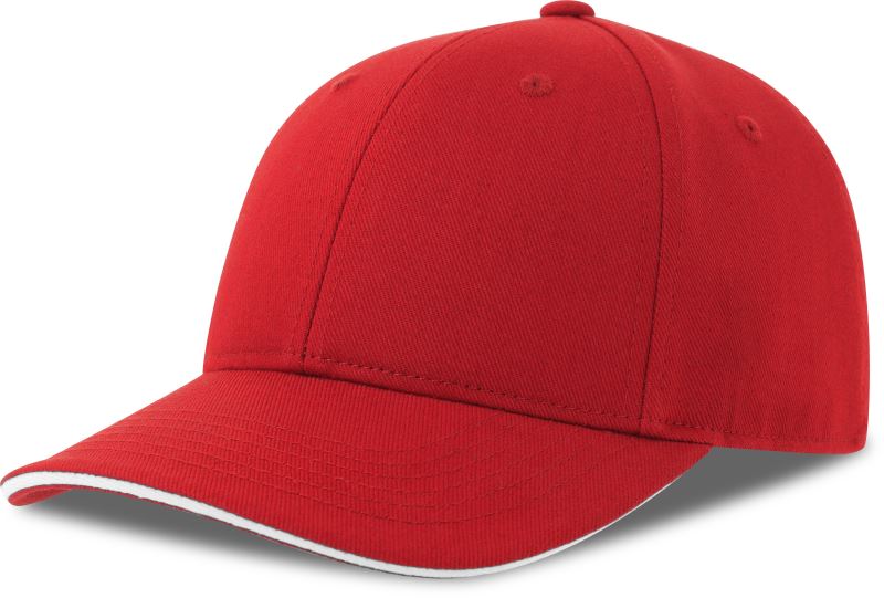 Atlantis Liberty Sandwich-S - Nachhaltige 6 Panel Baseball Kappe