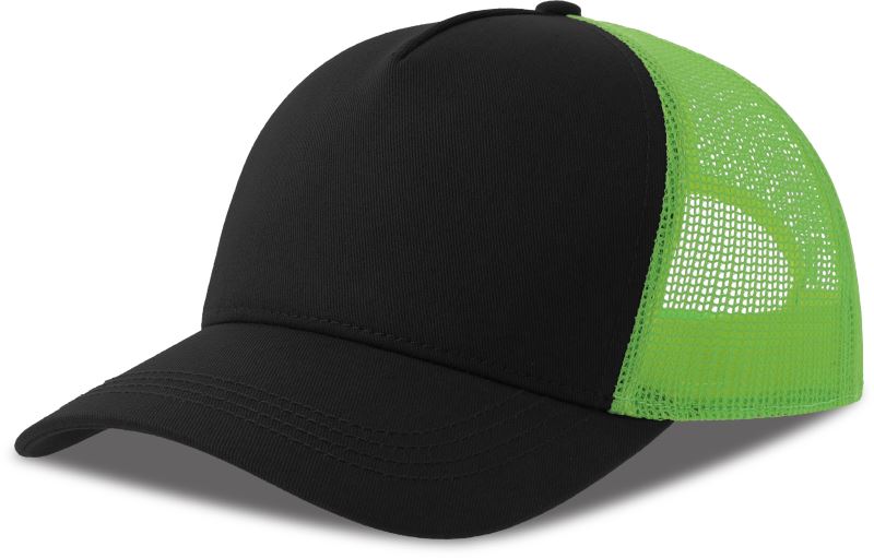 Atlantis Rapper Cotton-S - Nachhaltige 5 Panel Trucker Kappe