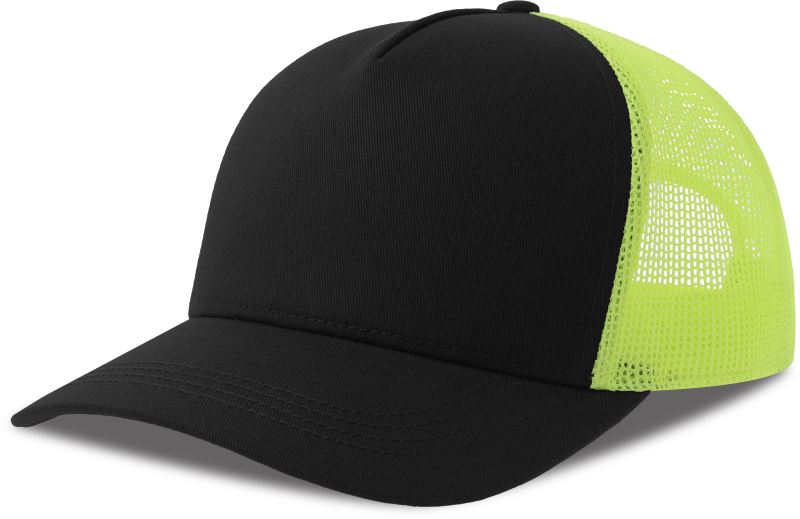 Atlantis Rapper Cotton-S - Nachhaltige 5 Panel Trucker Kappe