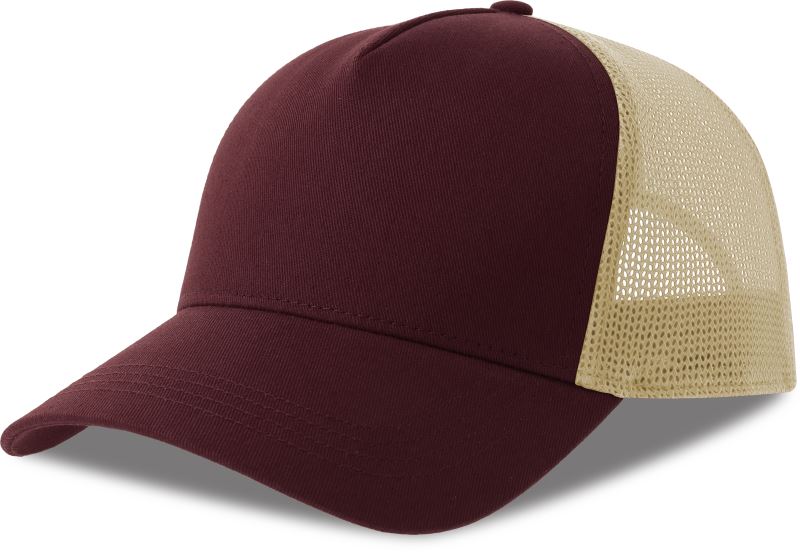 Atlantis Rapper Cotton-S - Nachhaltige 5 Panel Trucker Kappe