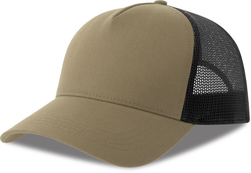 Atlantis Rapper Cotton-S - Nachhaltige 5 Panel Trucker Kappe