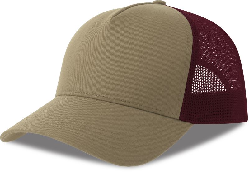 Atlantis Rapper Cotton-S - Nachhaltige 5 Panel Trucker Kappe
