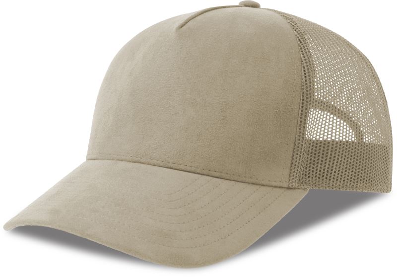 Atlantis Rapper Suede-S - 5 Panel Trucker Kappe