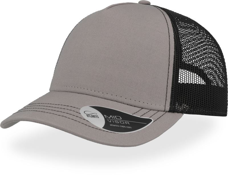 Atlantis Rapper Canvas - 5 Panel Mesh Kappe