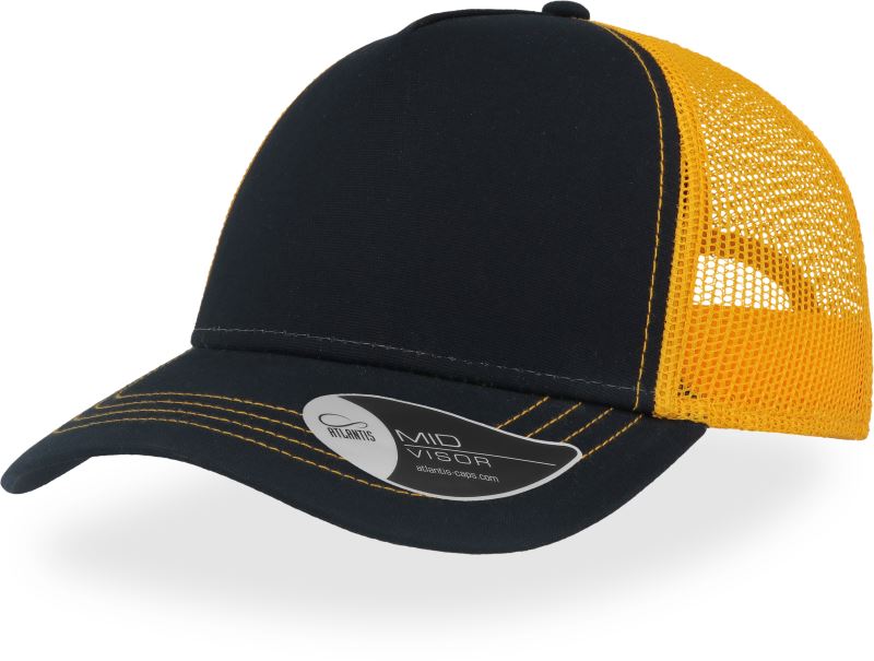 Atlantis Rapper Canvas - 5 Panel Mesh Kappe