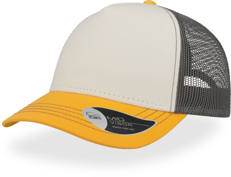 Atlantis Rapper Canvas - 5 Panel Mesh Kappe