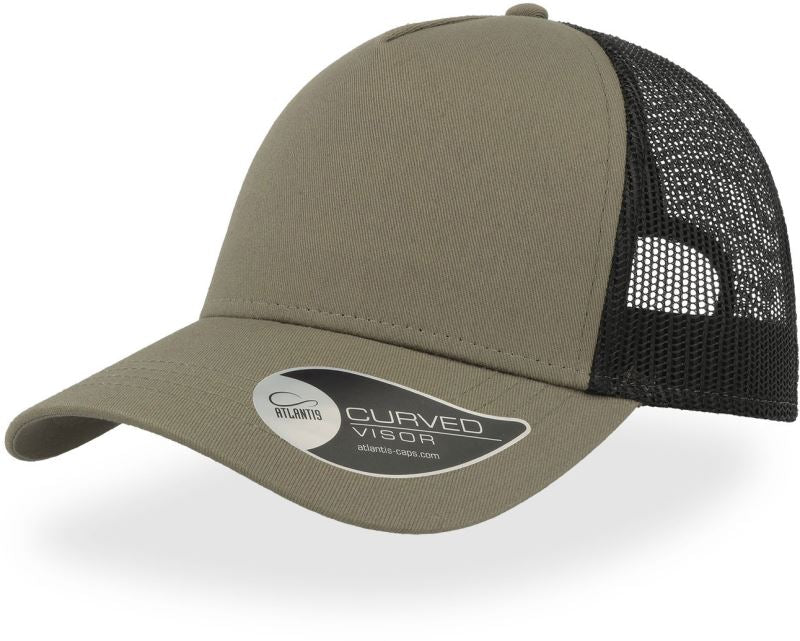 Atlantis Rapper Cotton - 5 Panel Trucker Kappe