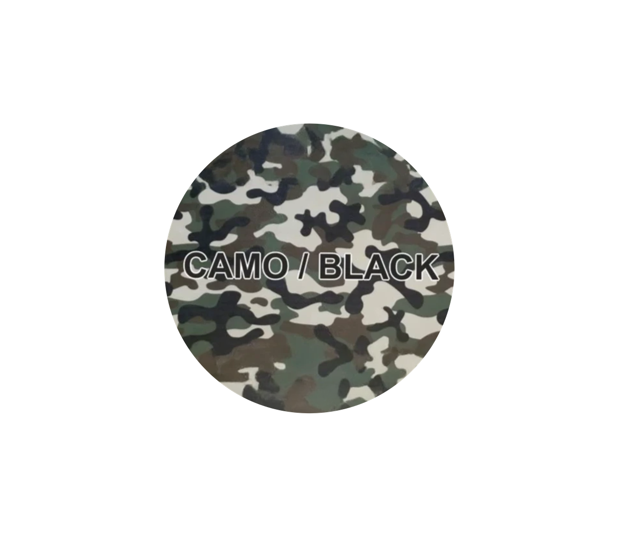Leder-Patch Kreis 52mm