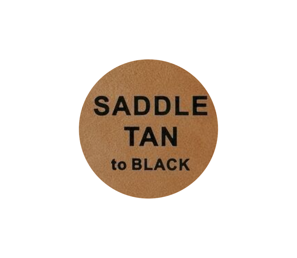Leder-Patch Kreis 52mm