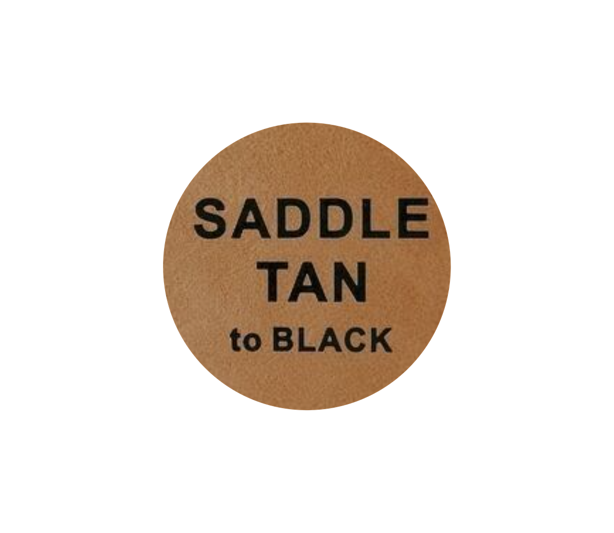 Leder-Patch Kreis 52mm