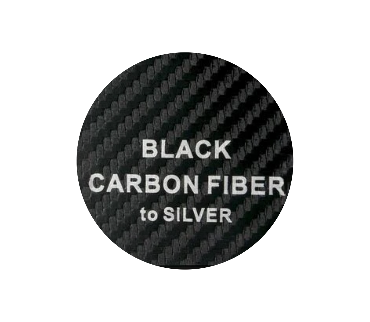 Leder-Patch Kreis 64mm