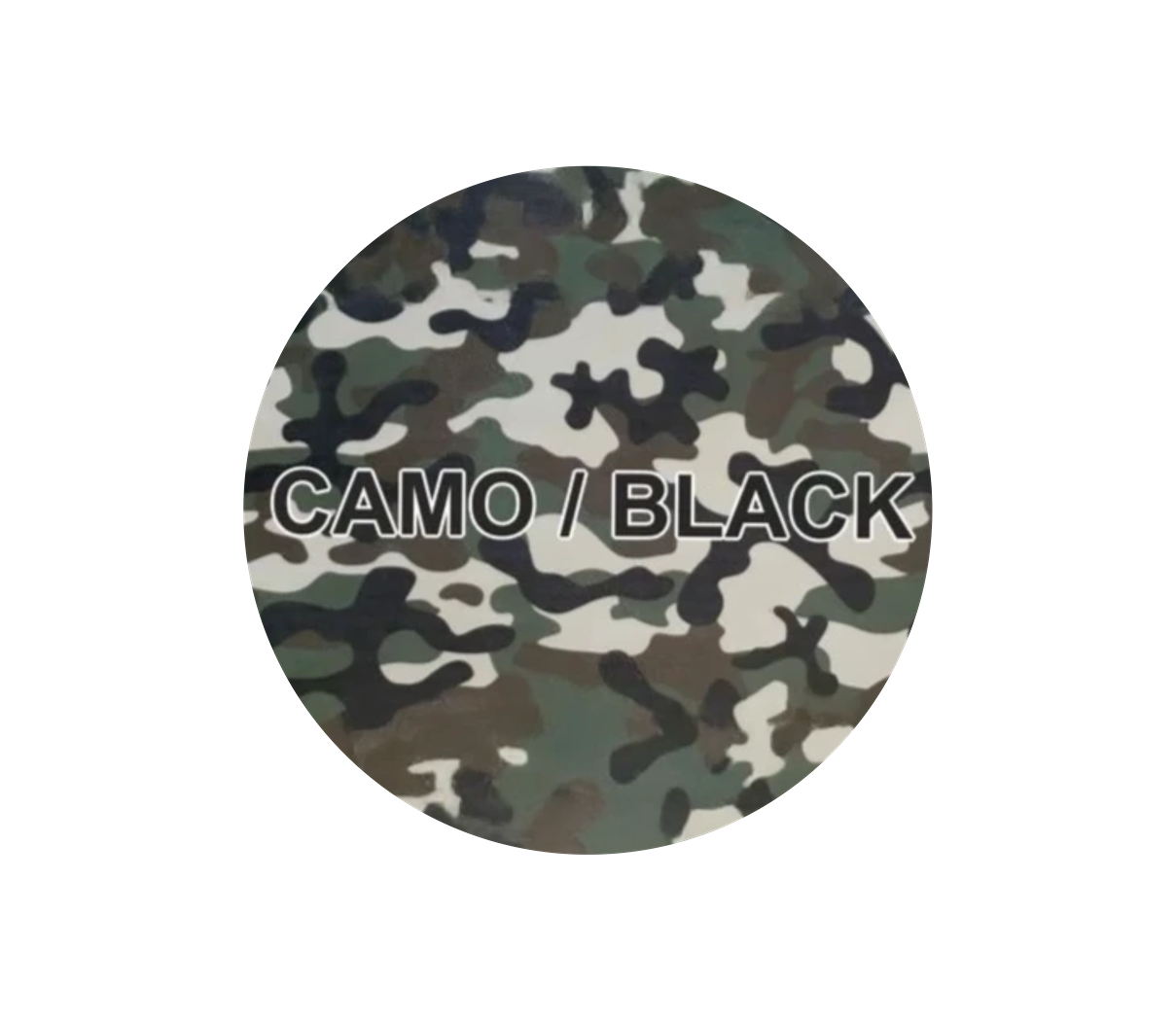 Leder-Patch Kreis 64mm
