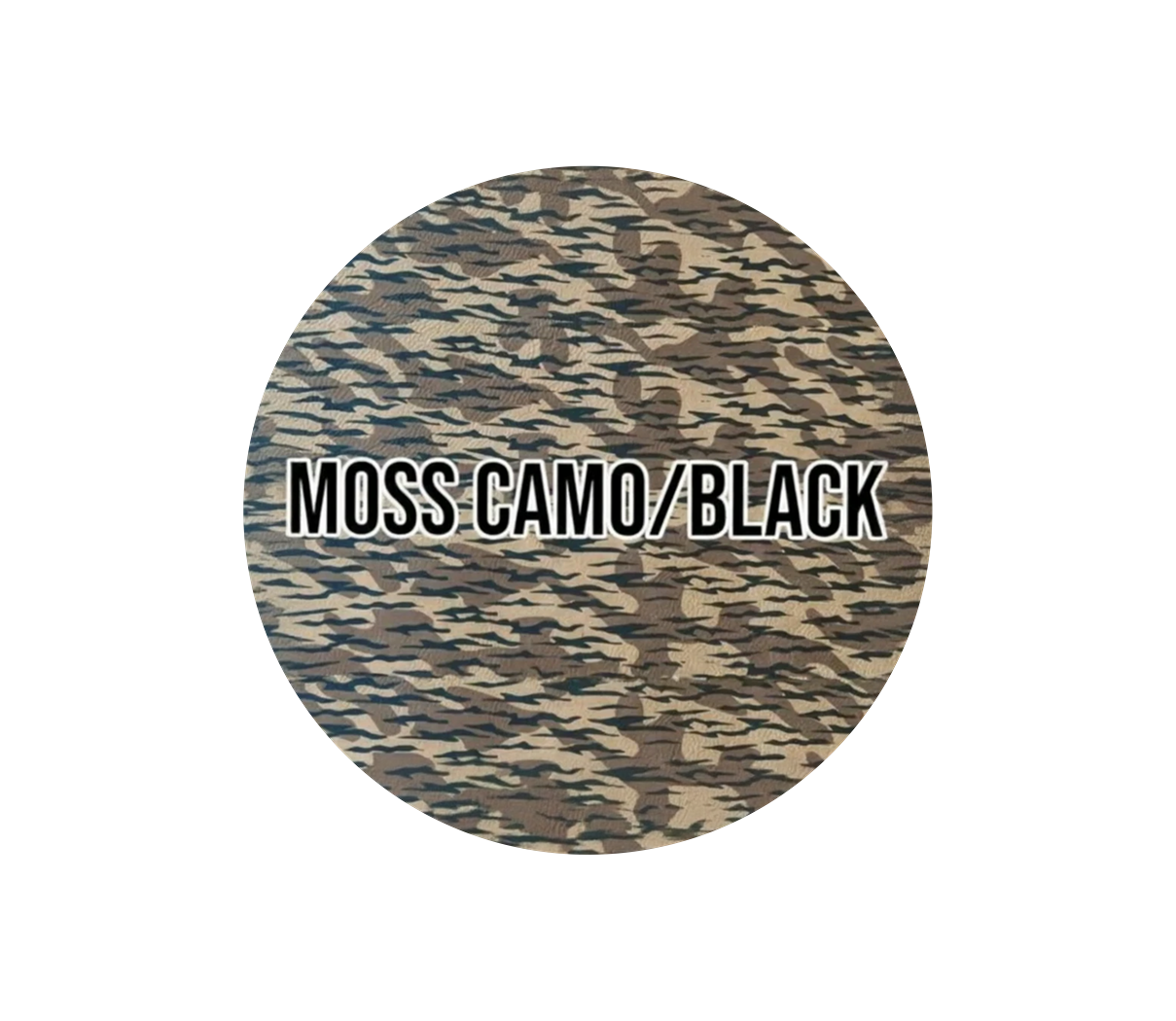 Leder-Patch Kreis 64mm