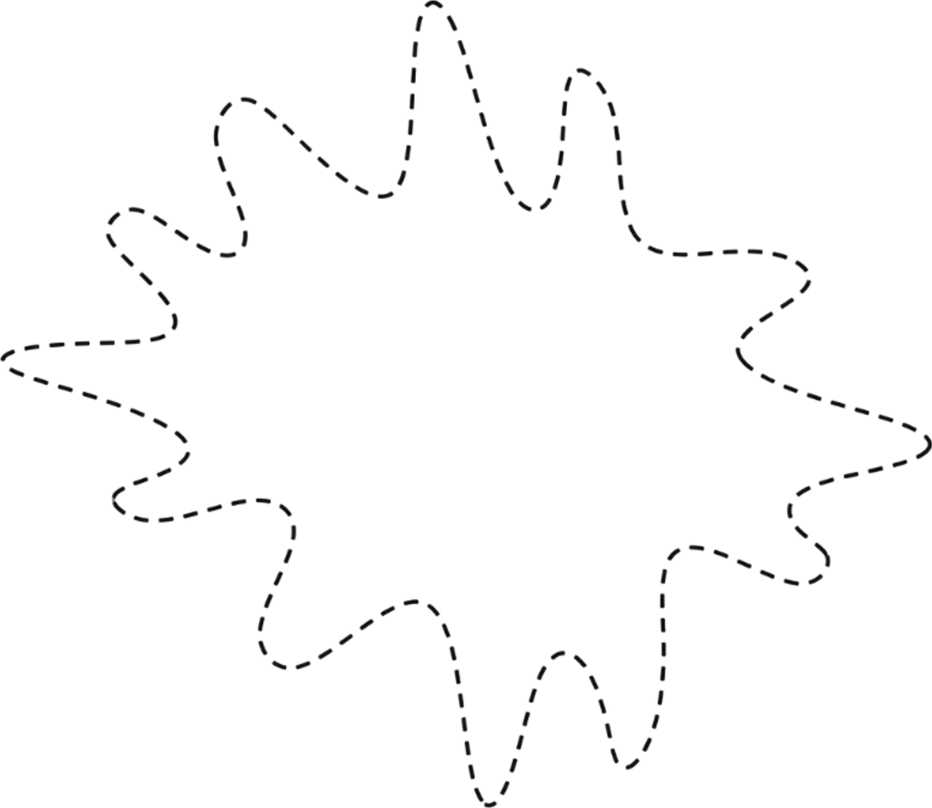 Leder-Patch mit Design-Kontur