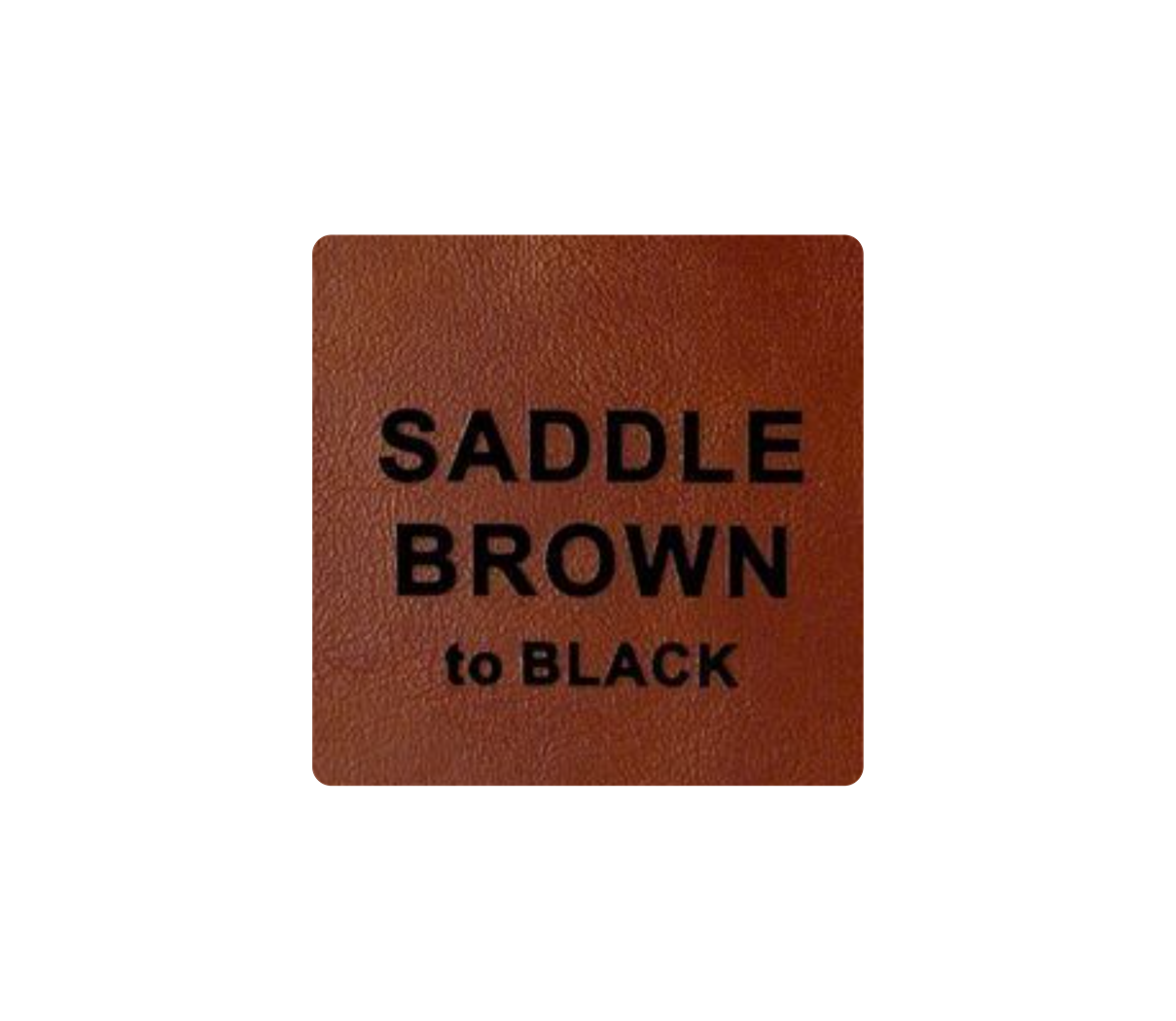 Leder-Patch Viereck 52mm