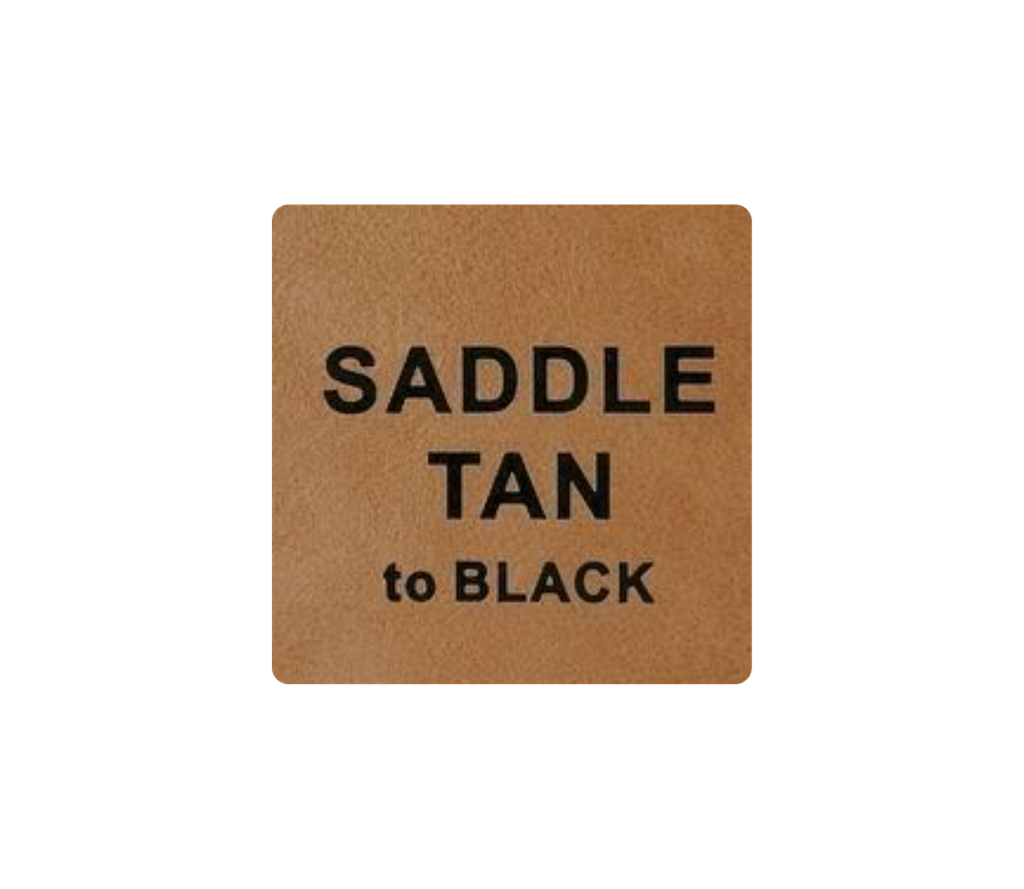 Leder-Patch Viereck 52mm
