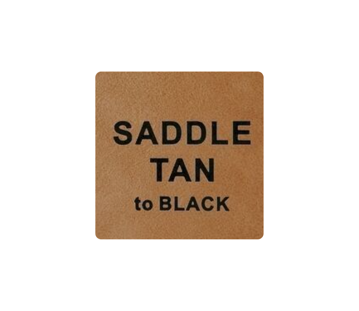 Leder-Patch Viereck 52mm