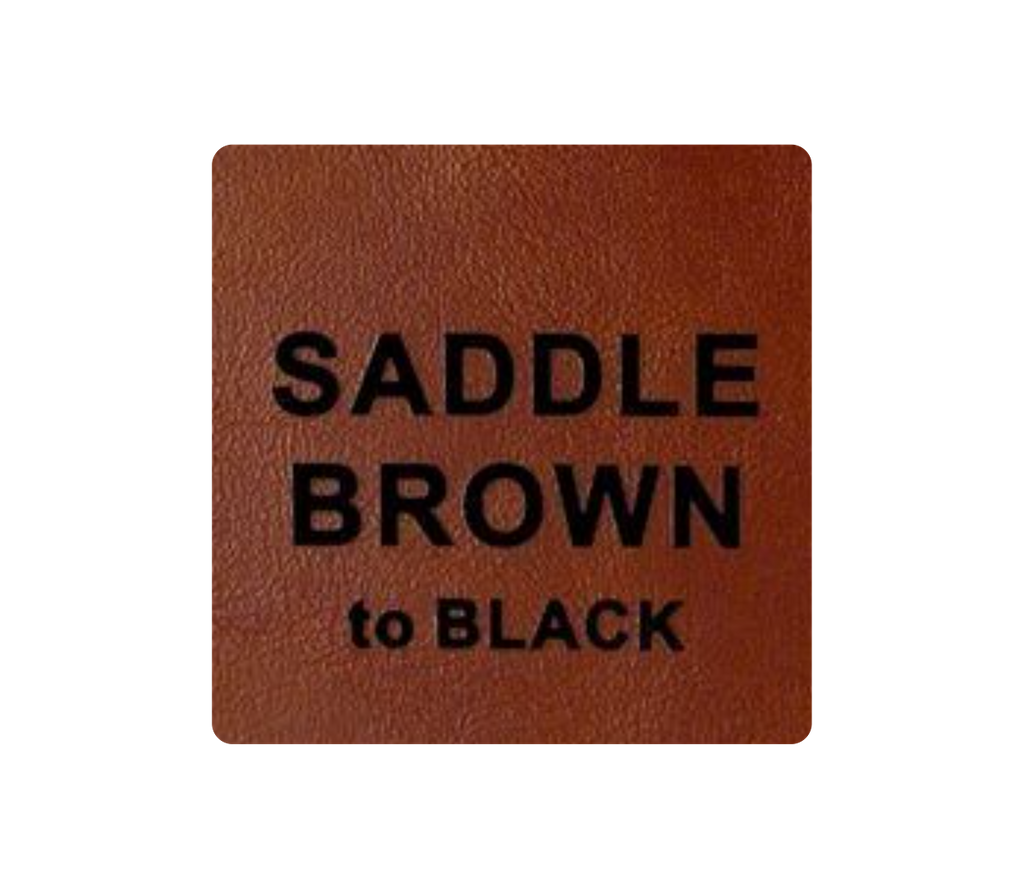 Leder-Patch Viereck 64mm
